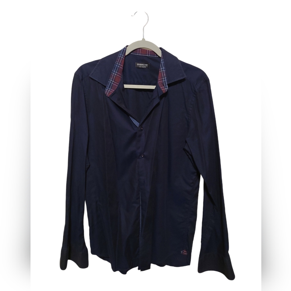 Invidiaumo Men's Dress Shirt long sleeve